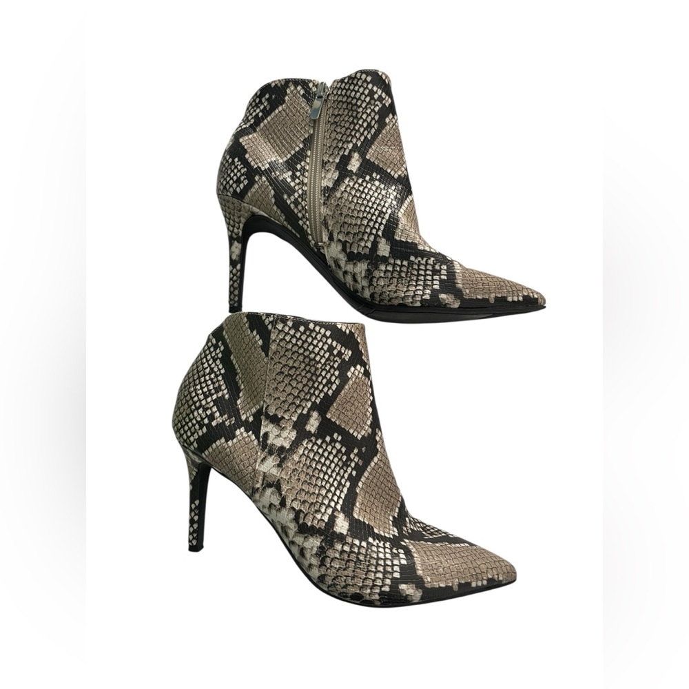 Nine West Snake Print Bootie